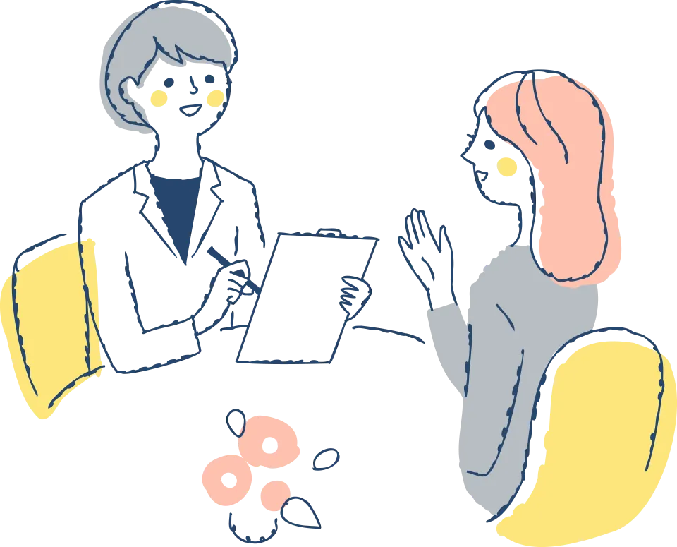 訪問看護サポートのイラスト